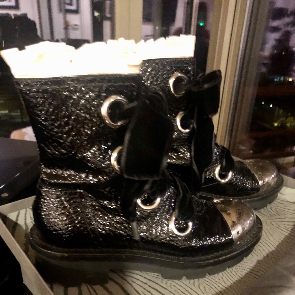 Alexander McQueen Combat Boots